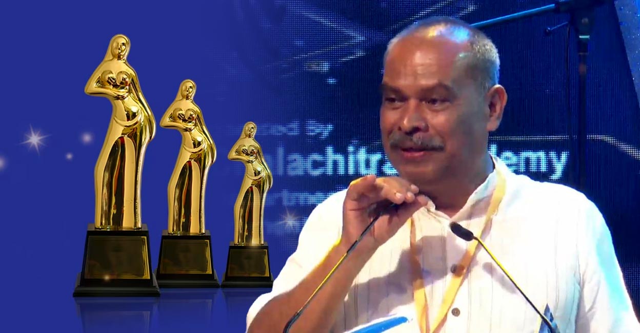 On the dais of the Kerala State Film Awards, actor Alencier said that the female statuette given as the award should be replaced with a 'masculine' one. Photo: Manorama
