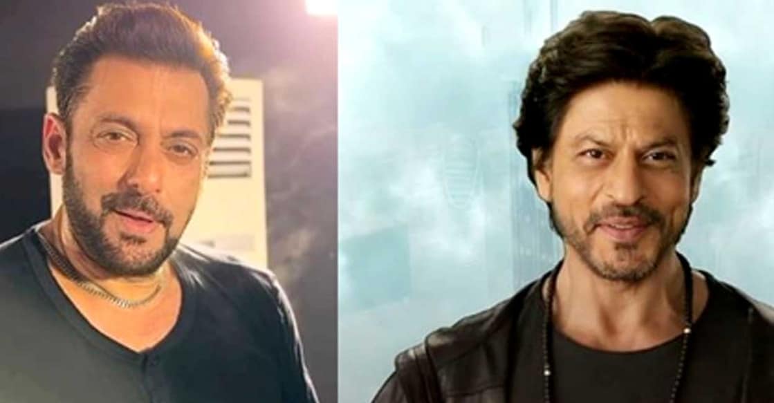 Salman Khan, SRK. Photo: IANS