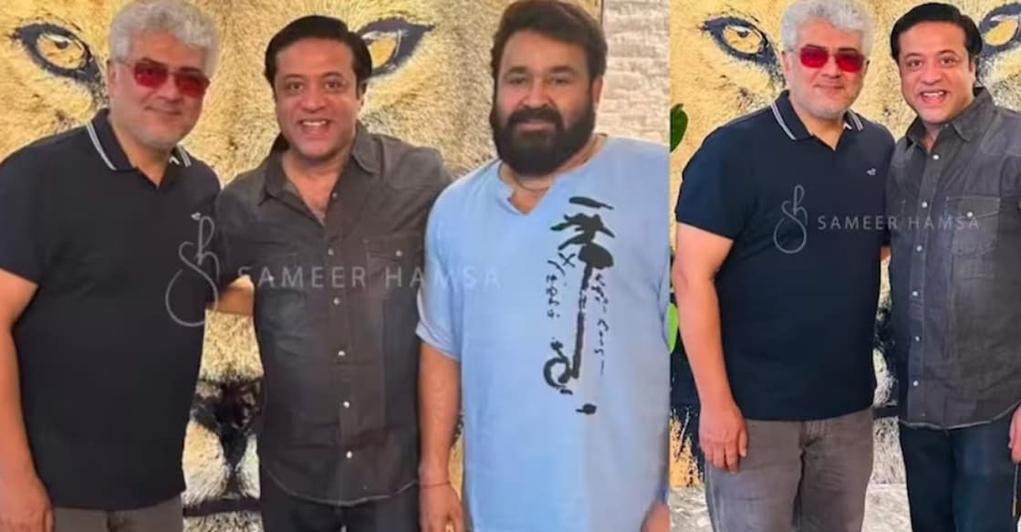 There were reports that Ajith would be playing a role in Mohanlal's upcoming directorial 'Barozz'. Photo: Instagram | sameer_hamsa
