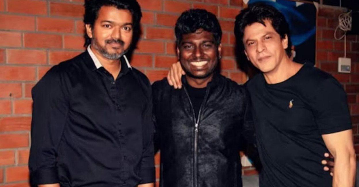 Plans are afoot to cast Vijay and Shah Rukh Khan together. Photo: Twitter