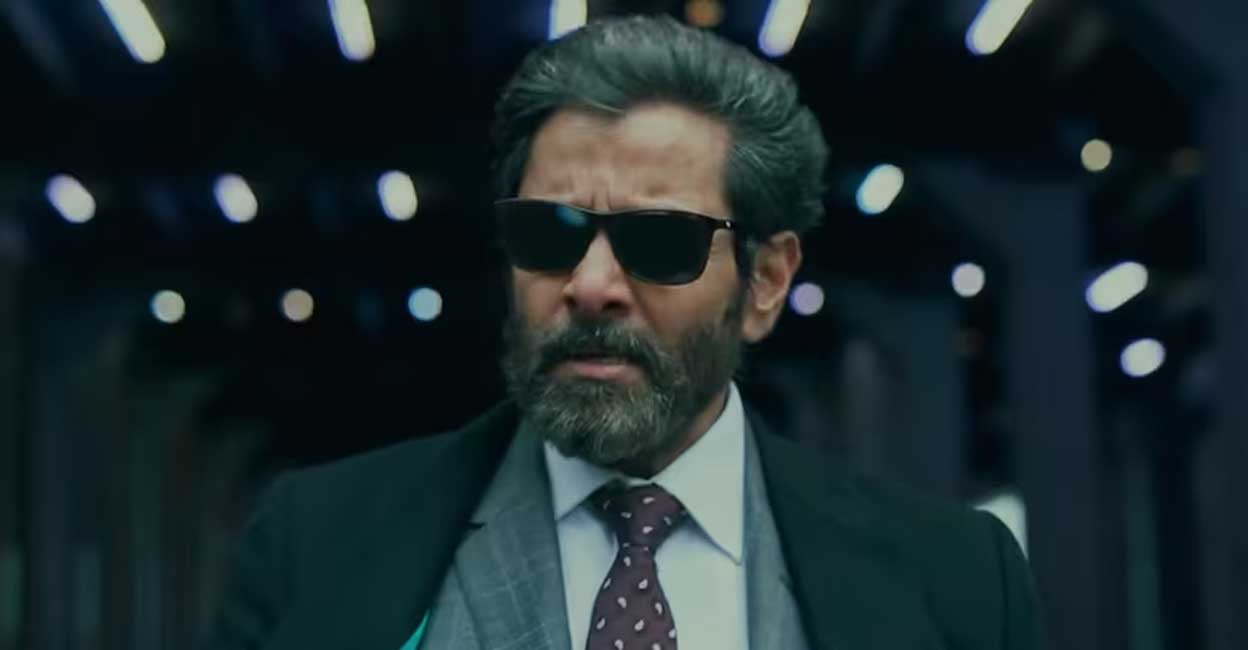 Vikram plays secret agent John in the film. Photo: Manorama Online