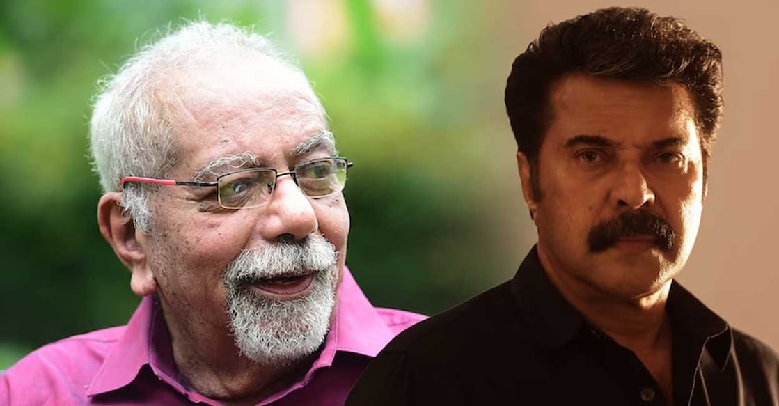 K G George, Mammootty. Photo: Manorama Online