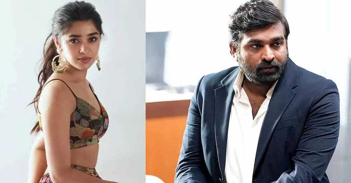 Krithi Shetty, Vijay Sethupathi. Photo: Manorama Online
