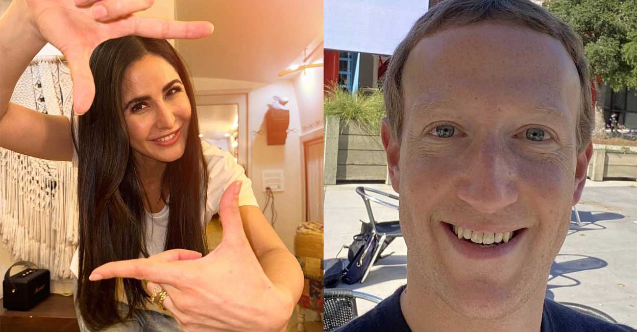 Katrina Kaif, Mark Zuckerberg Katrina Kaif, Mark Zuckerberg. Photo: Instagram