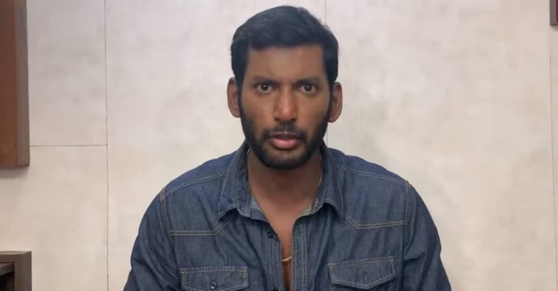 vishal-censor-board Vishal posted a video in which he speaks about his ordeal. Photo: Twitter