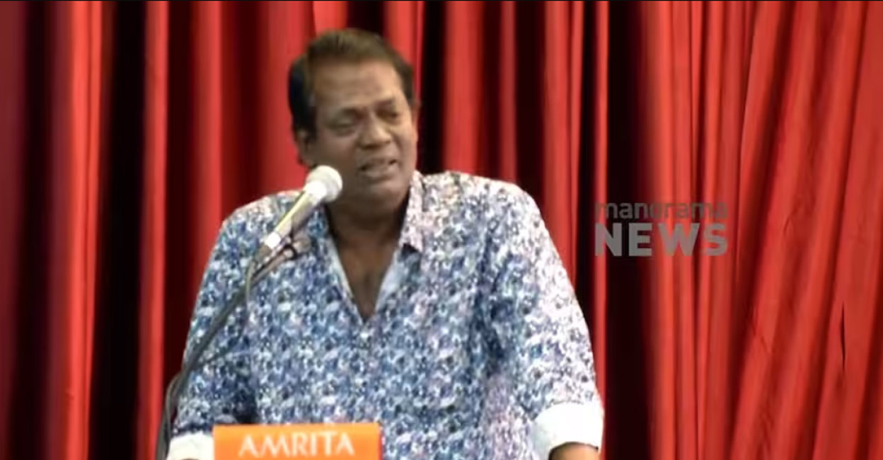 salim-kumar-liver-cirrhosis Salim Kumar said he once vomited a lot of blood after being treated by a fake doctor. Photo: Manorama News
