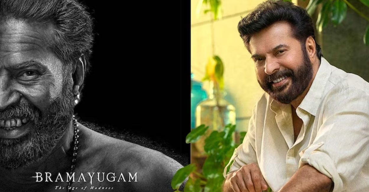 Mammootty's latest appearance of a man with slick hair and a frightening smile, can send chills down your spine. Photo: Facebook