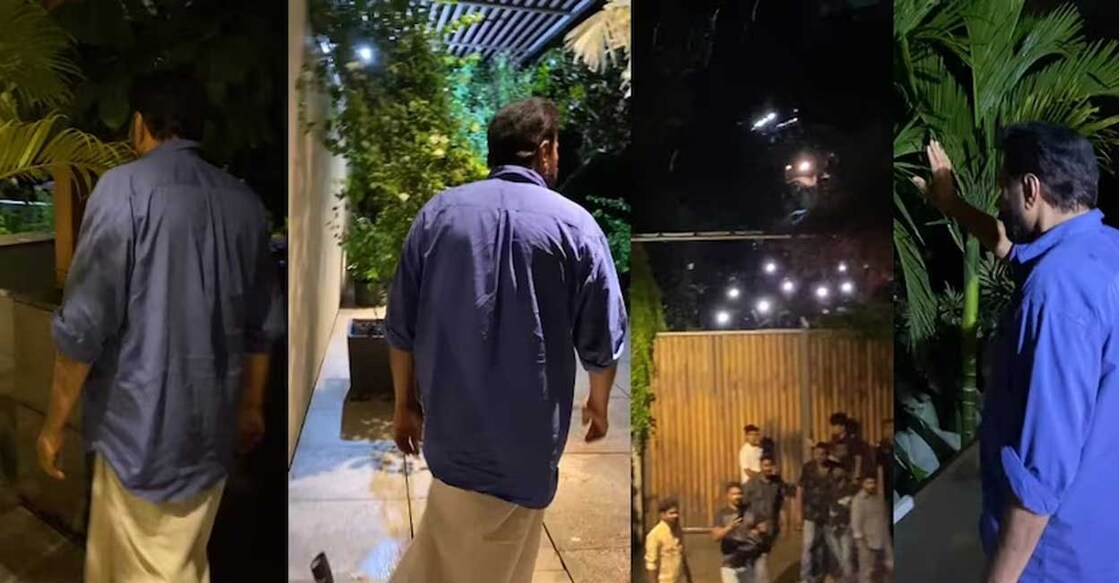 Mammootty is currently shooting for 'Bramayugam'. Photo: Instagram/@ajai_vasudev