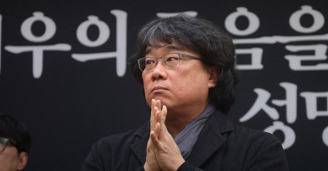 South Korean director Bong Joon-ho attends a press conference to call for the protection of artists and an investigation into the death of actor Lee Sun-kyun. Reuters | Kim Hong-Ji