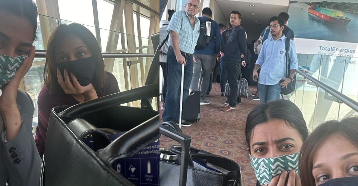 The actor was supposed to board a flight from Chhatrapati Shivaji Maharaj International Airport. Photo | Instagram (radhikaofficial)