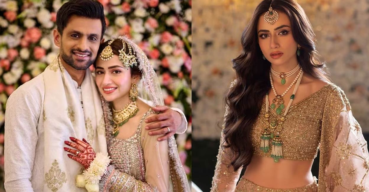 This is Sana Javed's second marriage. Photo | Instagram (sanajaved.official)