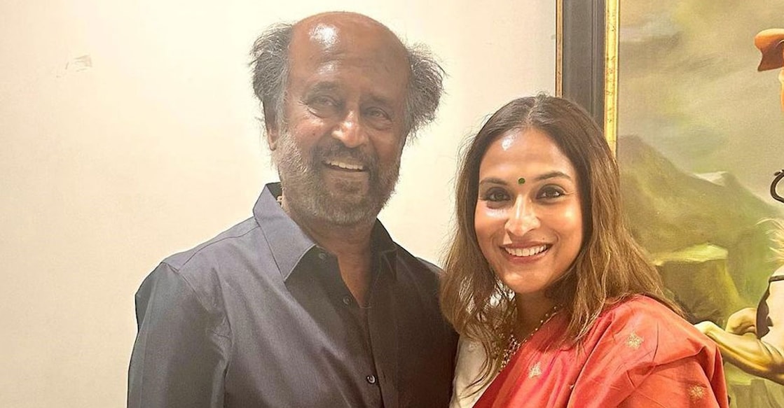 Rajinikanth, Aishwarya. Photo: Instagram