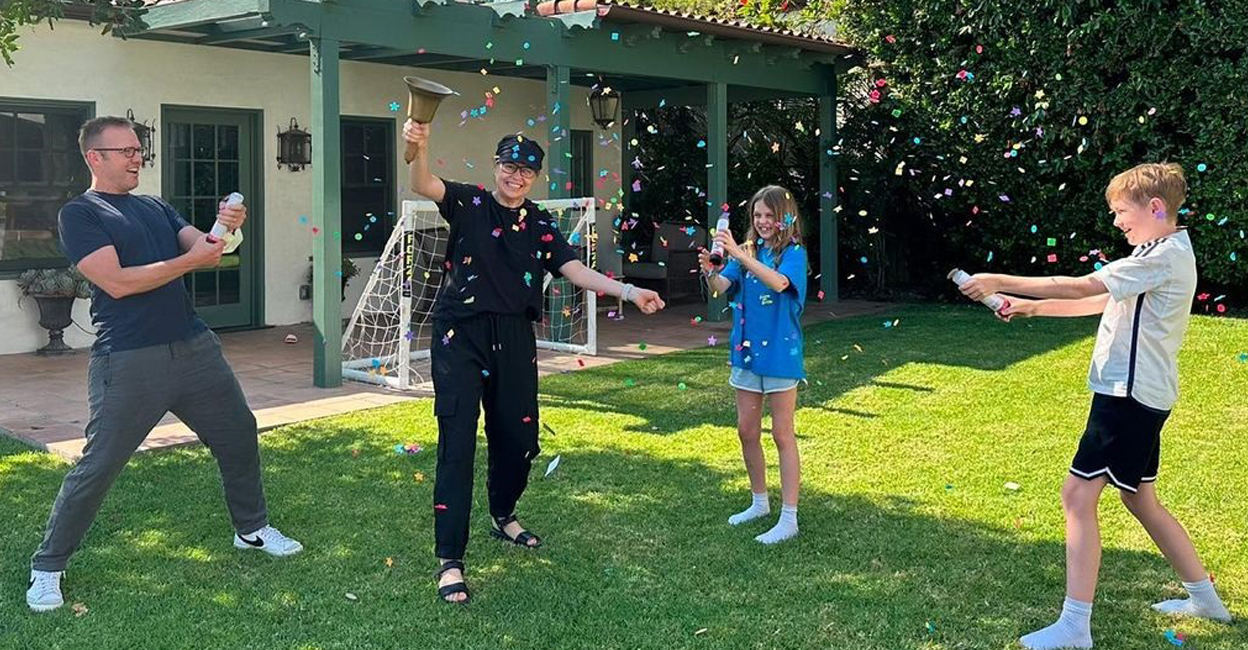 Jenna Fischer and family. Photo: Instagram