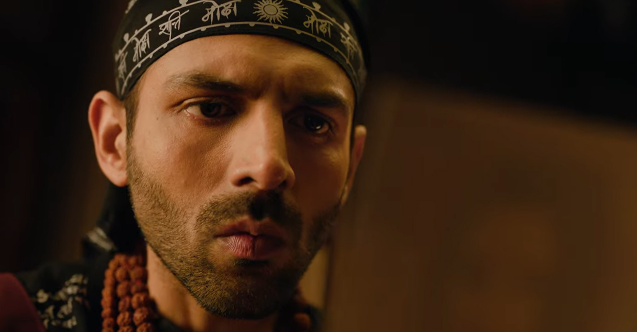 Kartik Aaryan in Bhool Bhulaiyaa 3. Photo: YouTube/Trailer