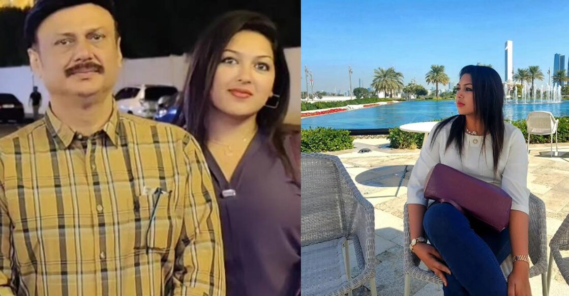 Baiju Santhosh with his daughter Aishwariya. Photo: Instagram/ aishwariya_santhosh