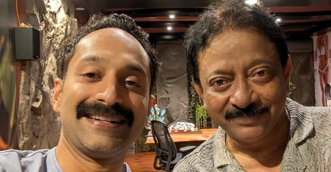 Fahadh Faasil, Ram Gopal Varma. Photo: X