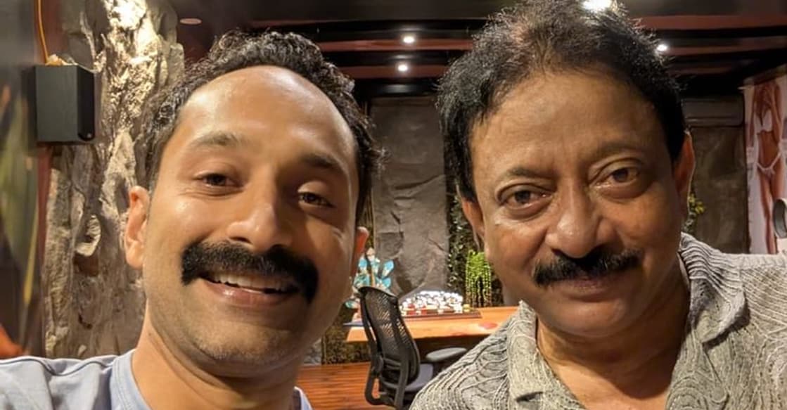 fahadh-rgv Fahadh Faasil, Ram Gopal Varma. Photo: X