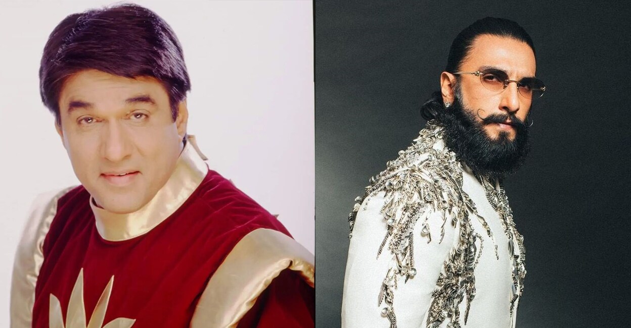 Mukesh Khanna, Ranveer Singh. Photo: Instagram