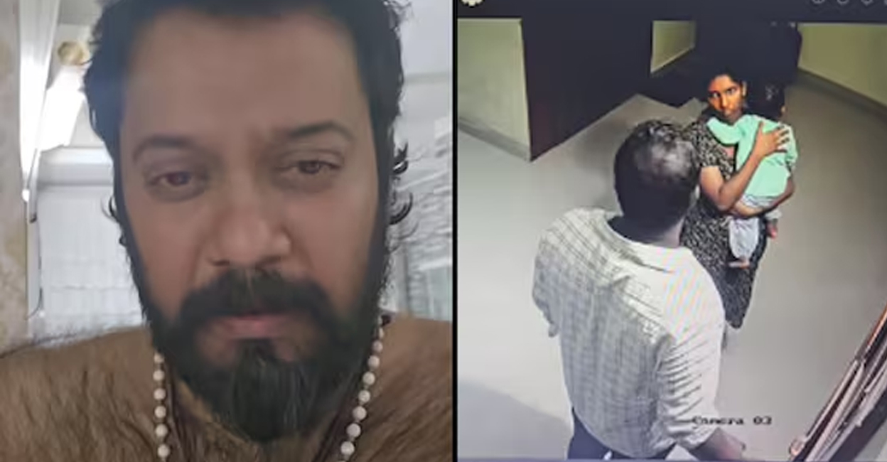 Actor Bala, CCTV visuals. Photo: Facebook