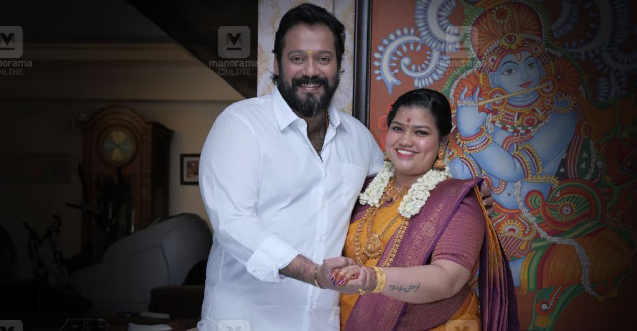 Bala and Kokila tied the knot on Wednesday. Photo: E V Sreekumar