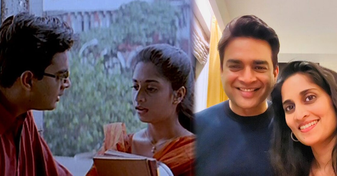 Alai Payuthey actors Madhavan and Shalini. Photo: Instagram