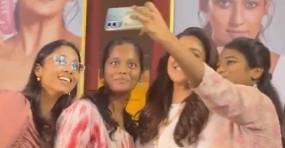 nayanthara-selfie Nayanthara at the launch of her latest product. Photo: X