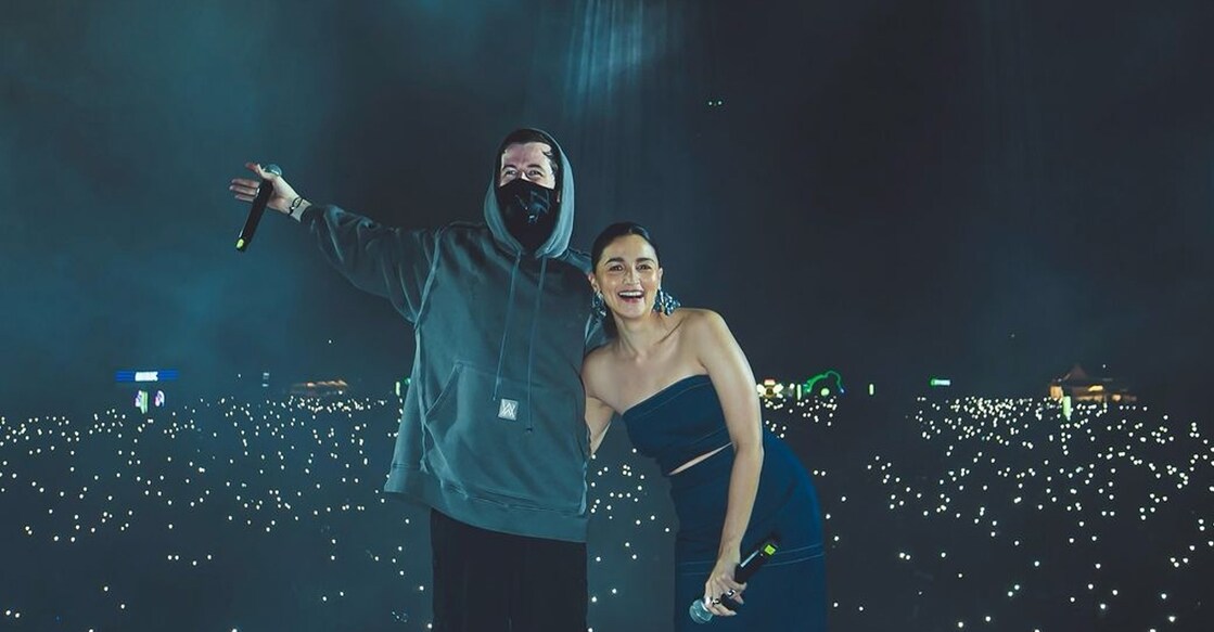 Alan Walker and Alia Bhatt. Photo:X