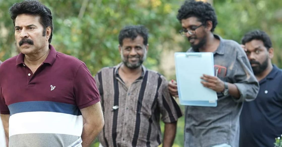 jeo-baby-kaathal Mammootty during the shoot of the film. Photo: Facebook