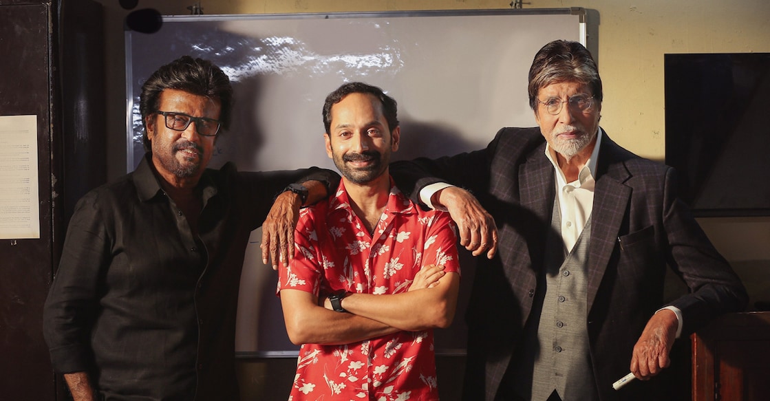 Rajinikanth, Fahadh Faasil, Amitabh Bachchan. Photo: IMDb