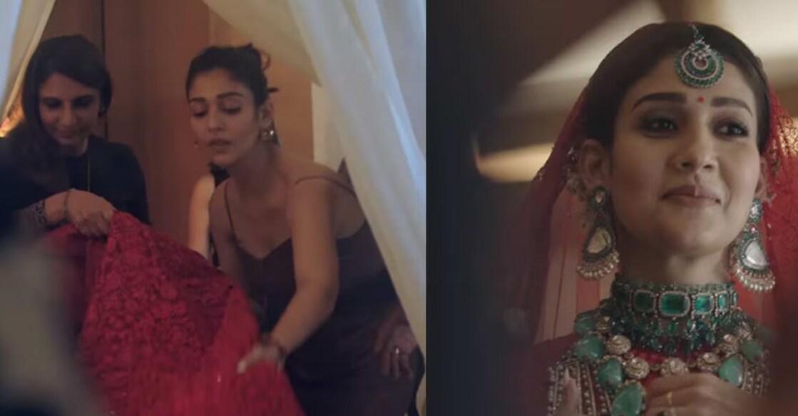 Nayanthara and Vignesh Shivan got married in 2022. Screenshots: Netflix