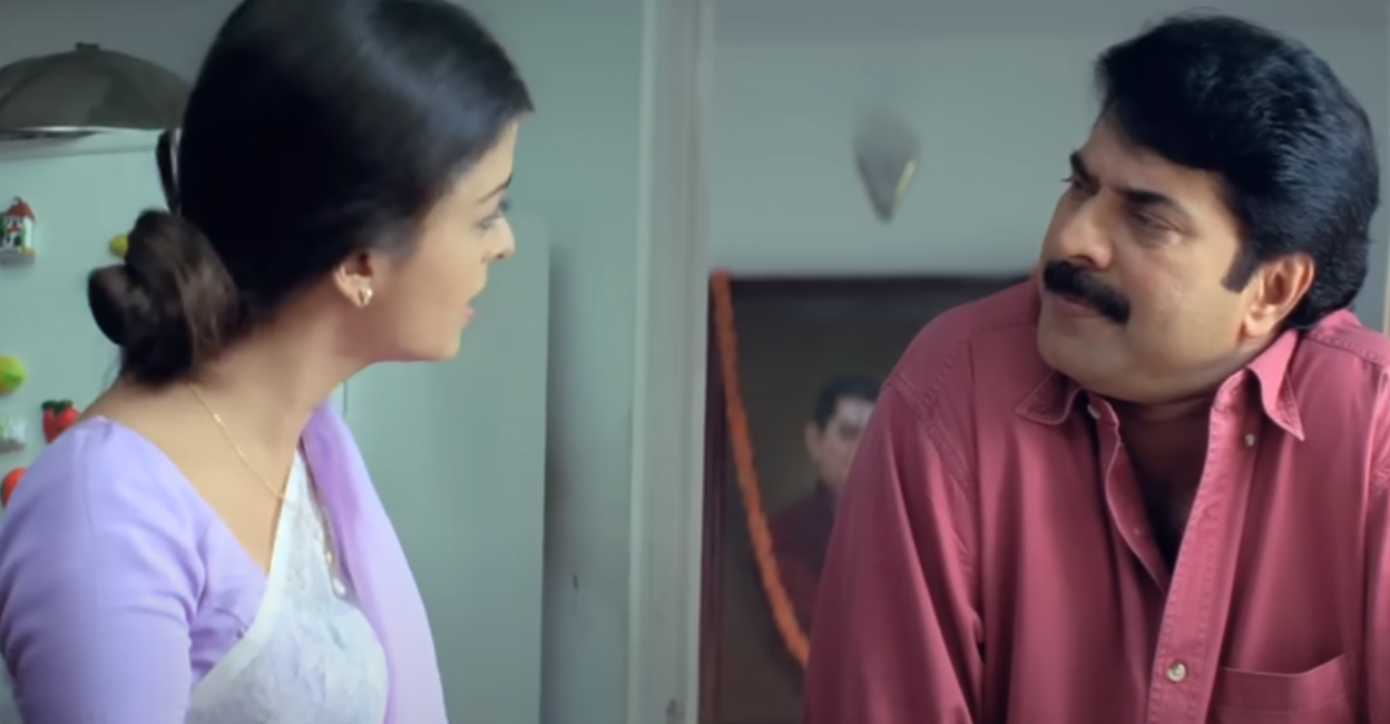 Aishwarya Rai with Mammootty in 'Kandukondain Kandukondain'. Photo: YouTube