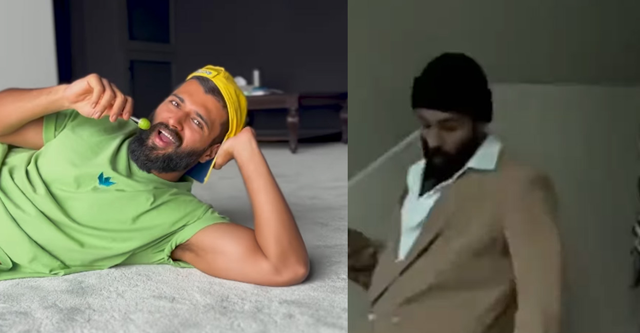 Vijay Deverakonda posted a fun reel on social media. Photo: Instagram