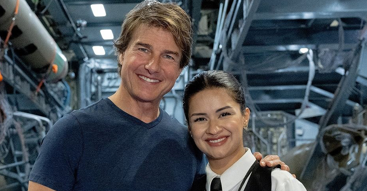 Tom Cruise, Avneet Kaur. Photo: Instagram/Avneet Kaur