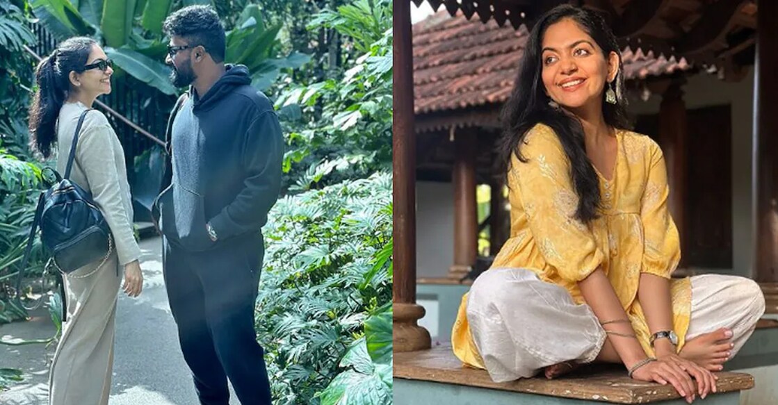 Nimish Ravi, Ahaana Krishna. Photo: Instagram