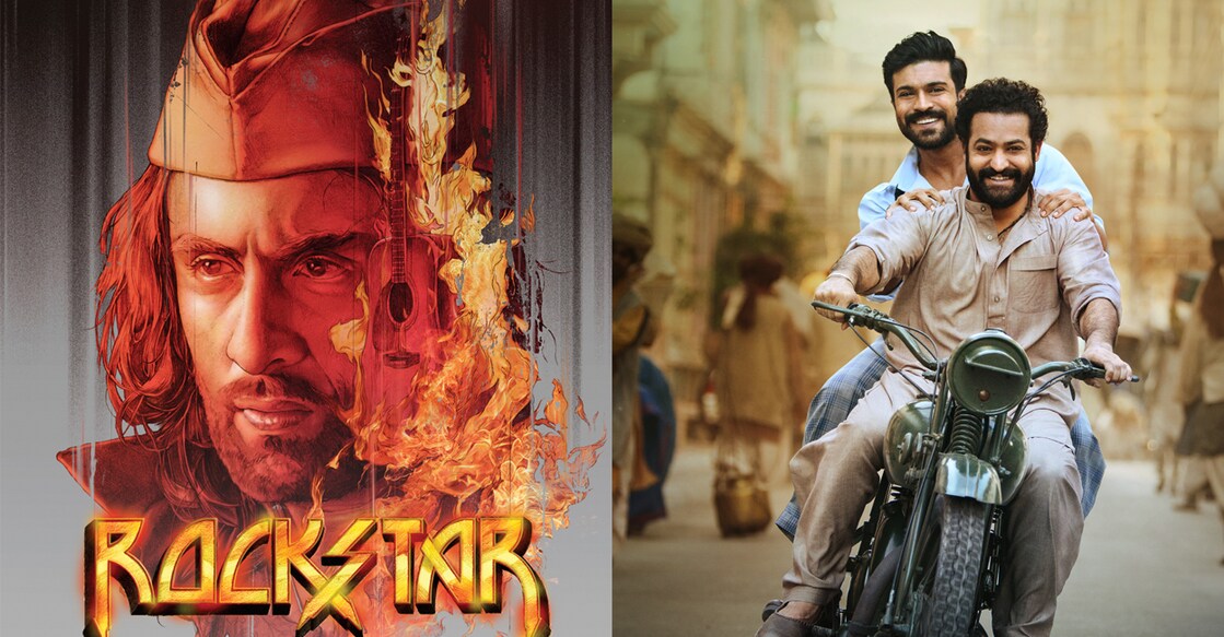 Posters of 'Rockstar', RRR'. Photo: IMDb