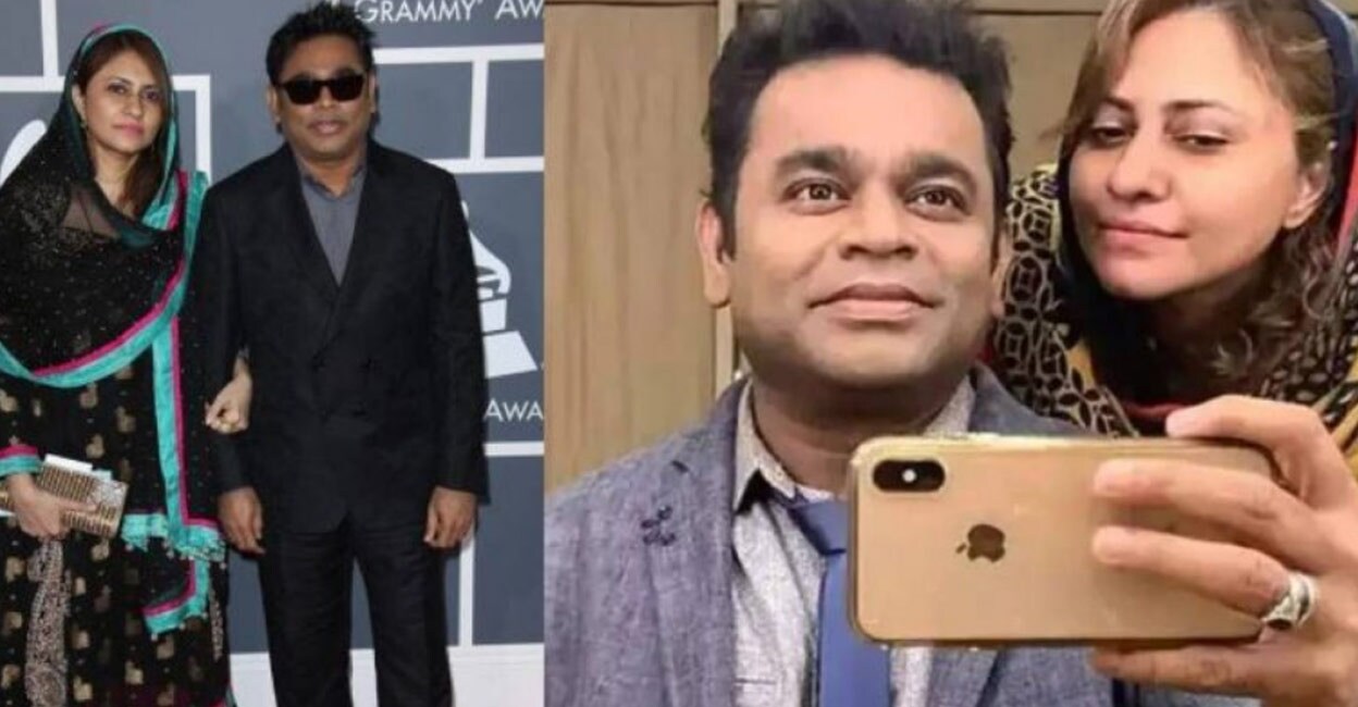 A R Rahman with his wife Saira Banu. Photos: Instagram