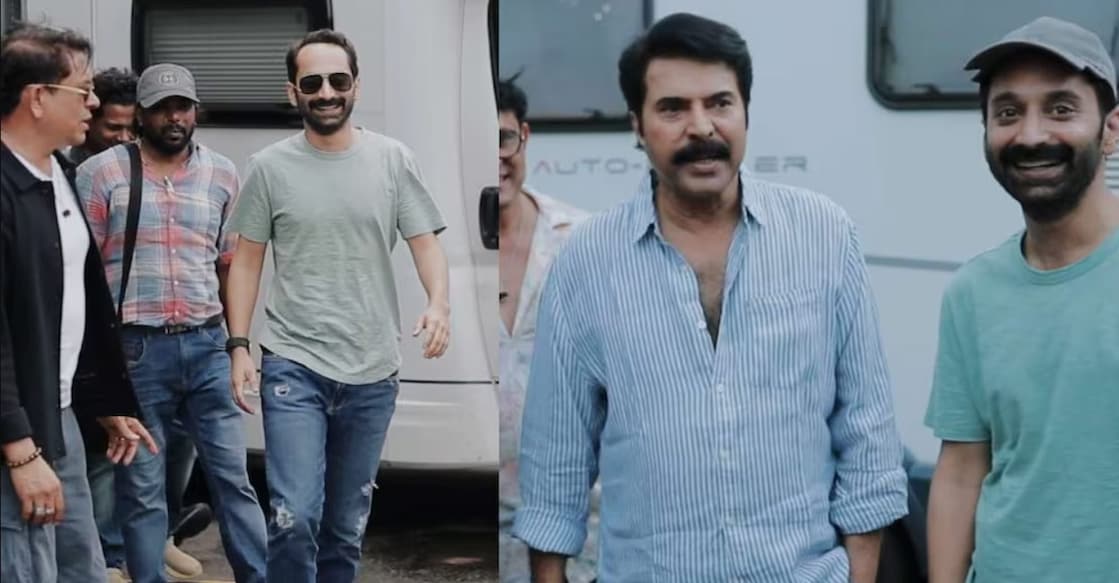 fahadh-faasil-mammootty Fahadh Faasil with Mammootty in Sri Lanka. Photos: Special arrangement