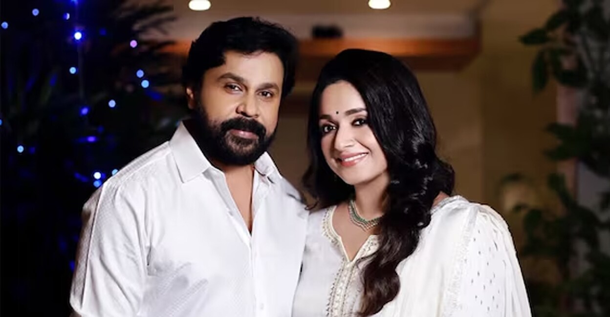 Dileep and Kavya Madhavan. Photo: Instagram