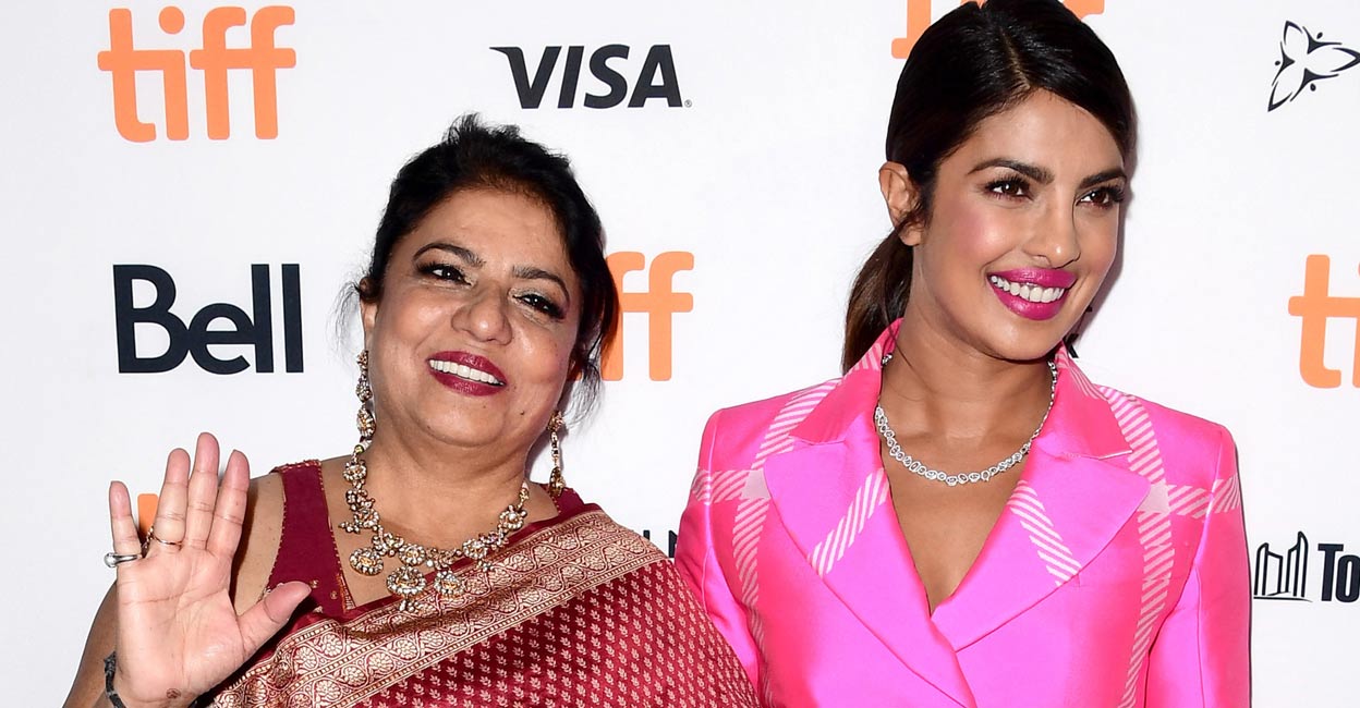Madhu Chopra with daughter Priyanka. Photo: Imdb
