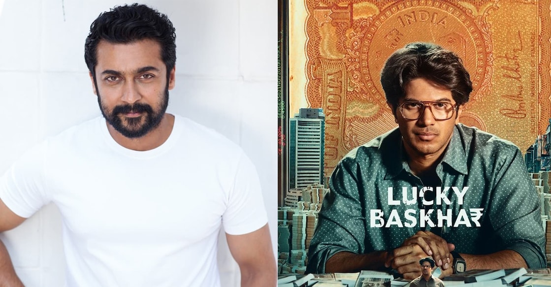 Suriya, Dulquer Salmaan. Photo: Instagram/Suriya/Dulquer Salmaan