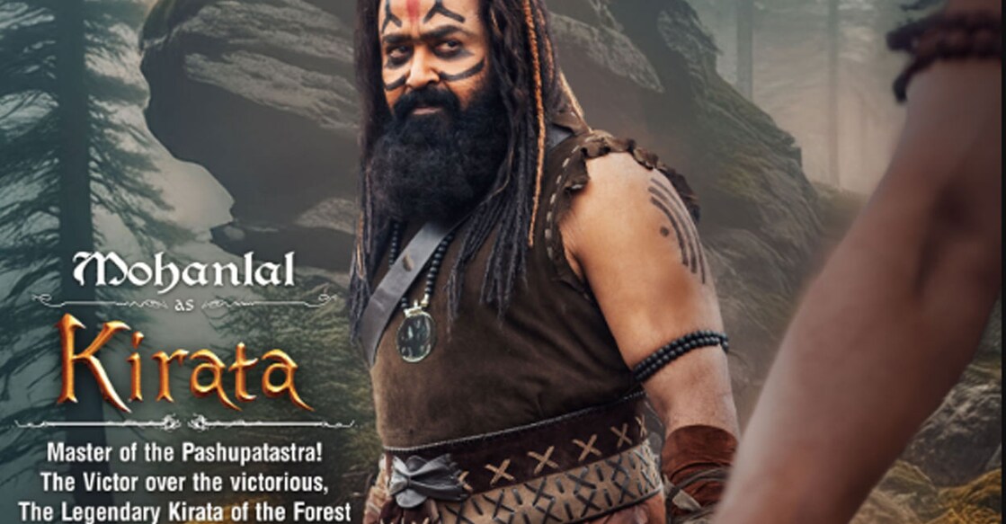 Mohanlal in 'Kannappa'. Photo: X