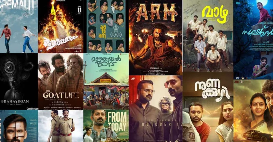 Malayalam film posters. Photos: Imdb