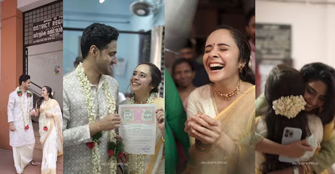 Anju Joseph and Aditya. Photo: Instagram