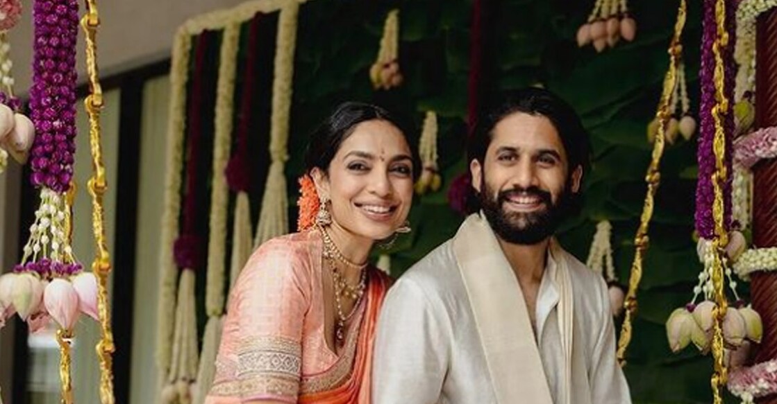 Naga Chaitanya with Sobhita. Photo: Instagram/ nagachaitanyaoffl