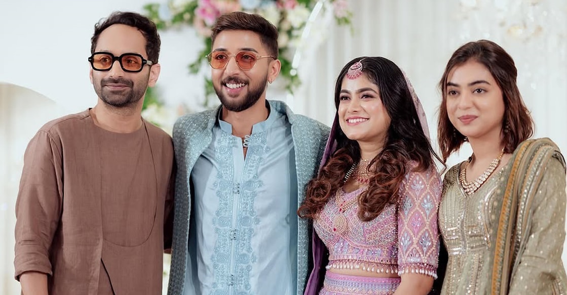 Fahadh Faasil, Naveen Nazim, Fiza, Nazriya Nazim. Photo: Instagram