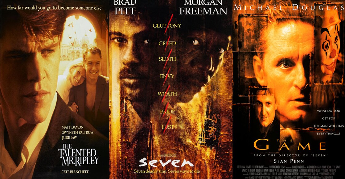 Posters of thriller movies. Photo: IMDb