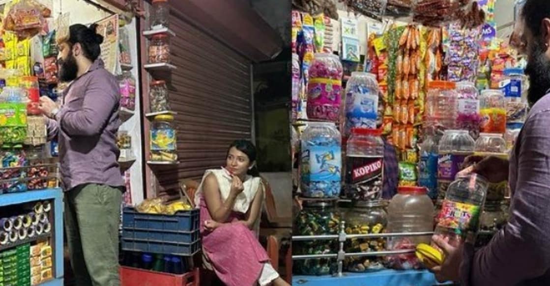 People appreciated the actor's simplicity. Photos | Twitter (saloon_kada)