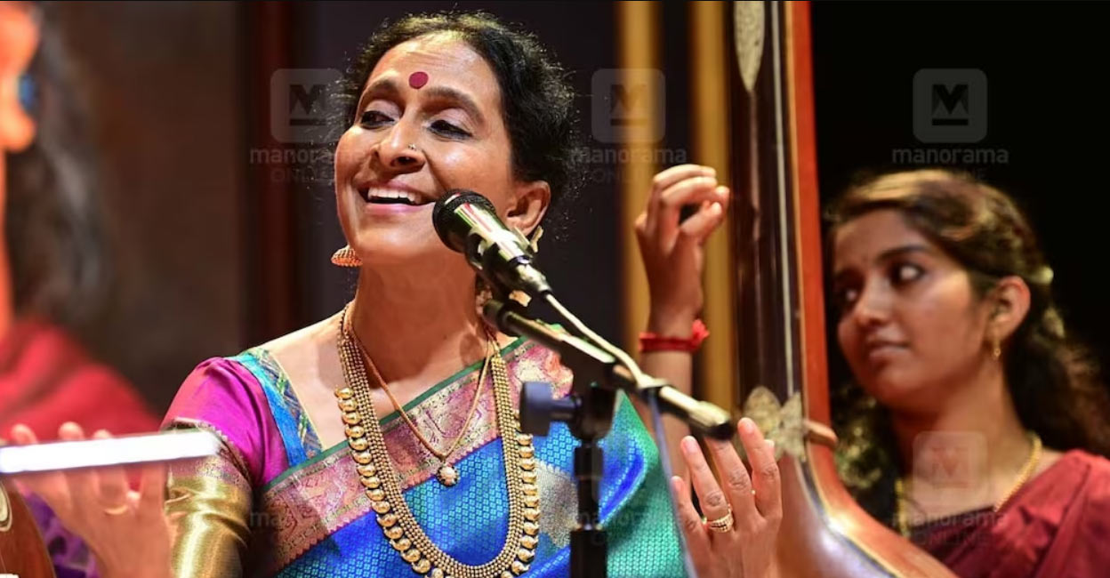 bombay-jayashri The artists cover the entire gamut of the performing arts such as Hindustani and Carnatic vocal music, Hindustani and Carnatic instrumental music, and Sugam Sangeet. Photo | Manorama