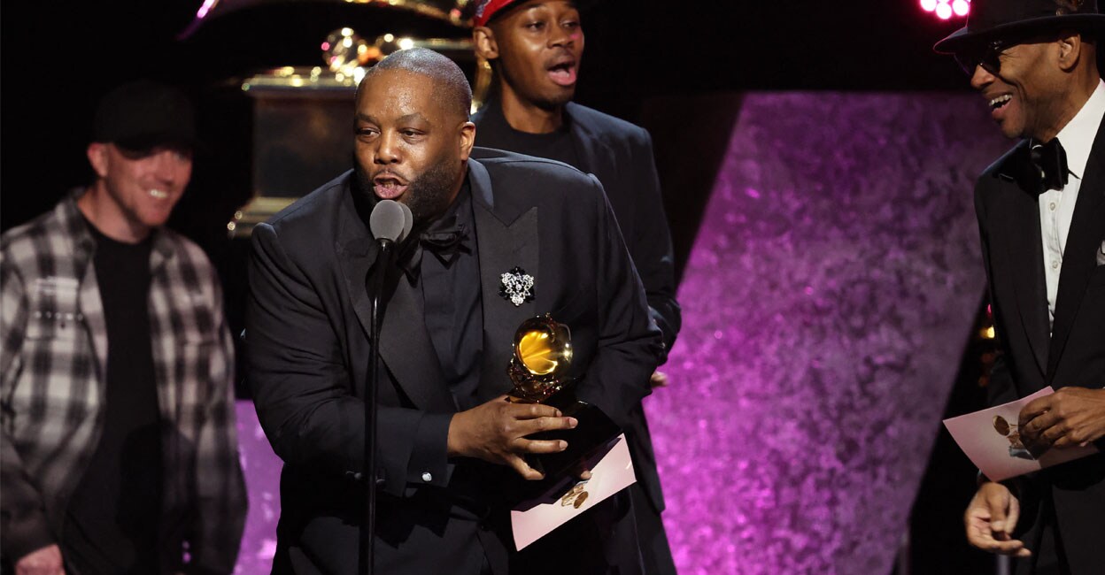 Rapper Killer Mike taken away from the Grammys after winning three ...