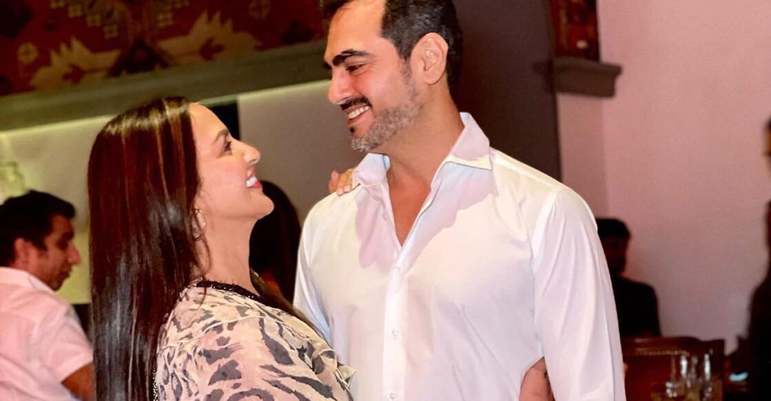 The actor tied the knot with businessman husband Bharat Takhtani in 2012. Photo | Instagram (imeshadeol)